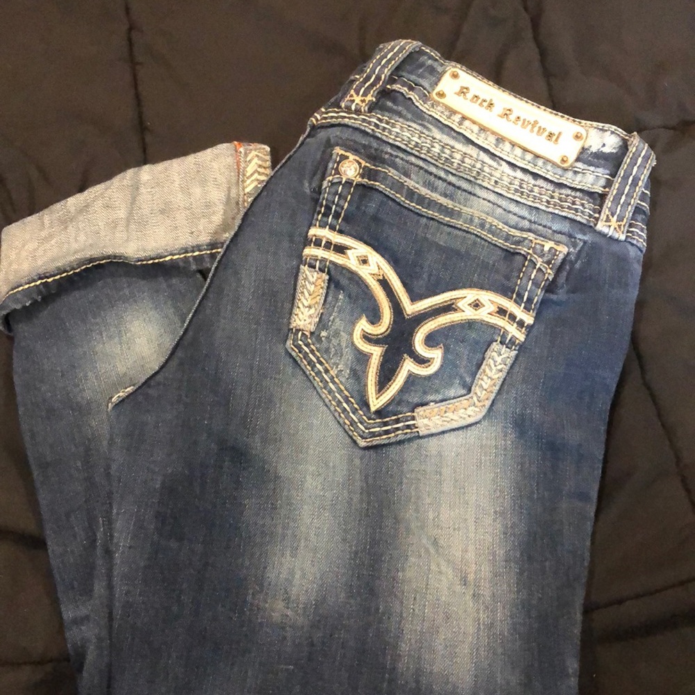 “Denisa” rock revival capris